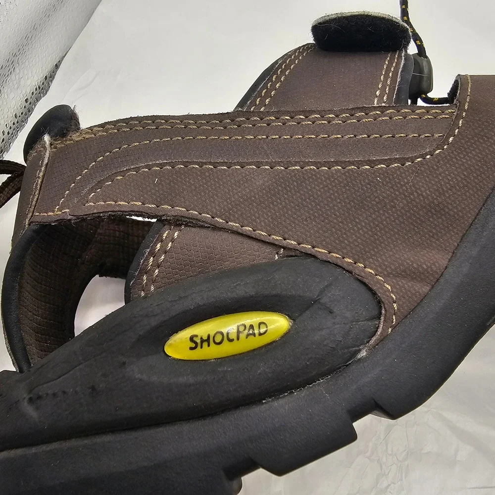 Teva Omnium Fisherman Sandals 13 Brown ShocPad Gorpcore Hiking Outdoor Water